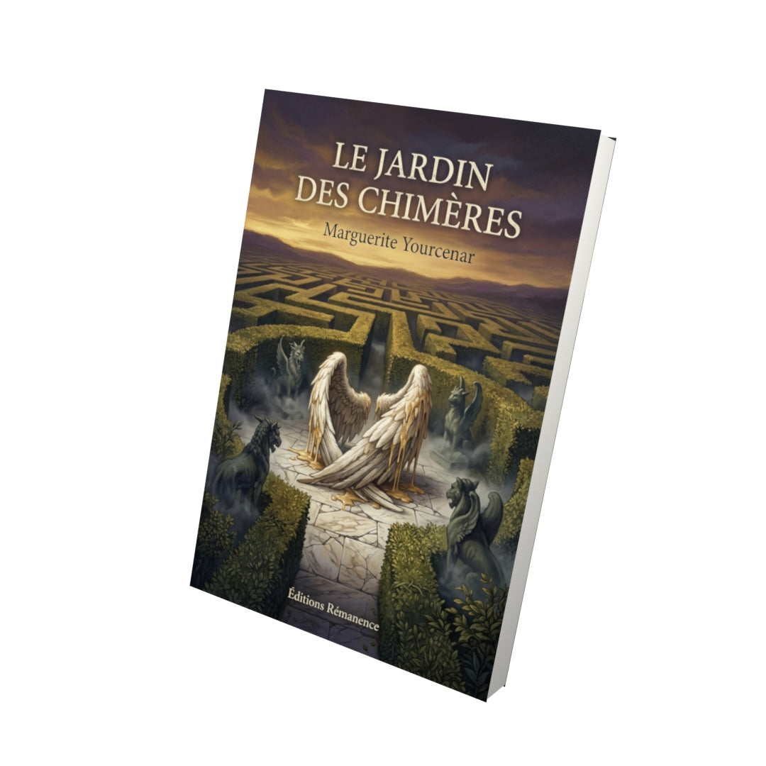 Livre Le Jardin des chimères par Marguerite Yourcenar - Vue 3D - Editions Remanence