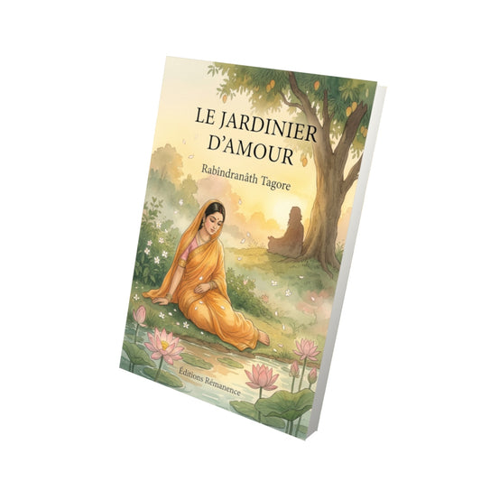 Livre Le Jardinier d’amour par Rabîndranâth Tagore - Vue 3D - Editions Remanence