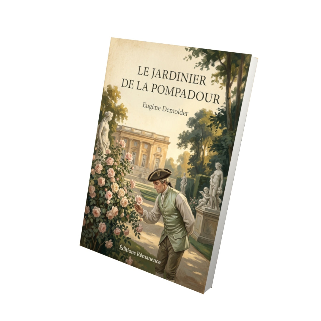 Livre Le jardinier de la Pompadour - Eugène Demolder - Vue 3D - Editions Remanence