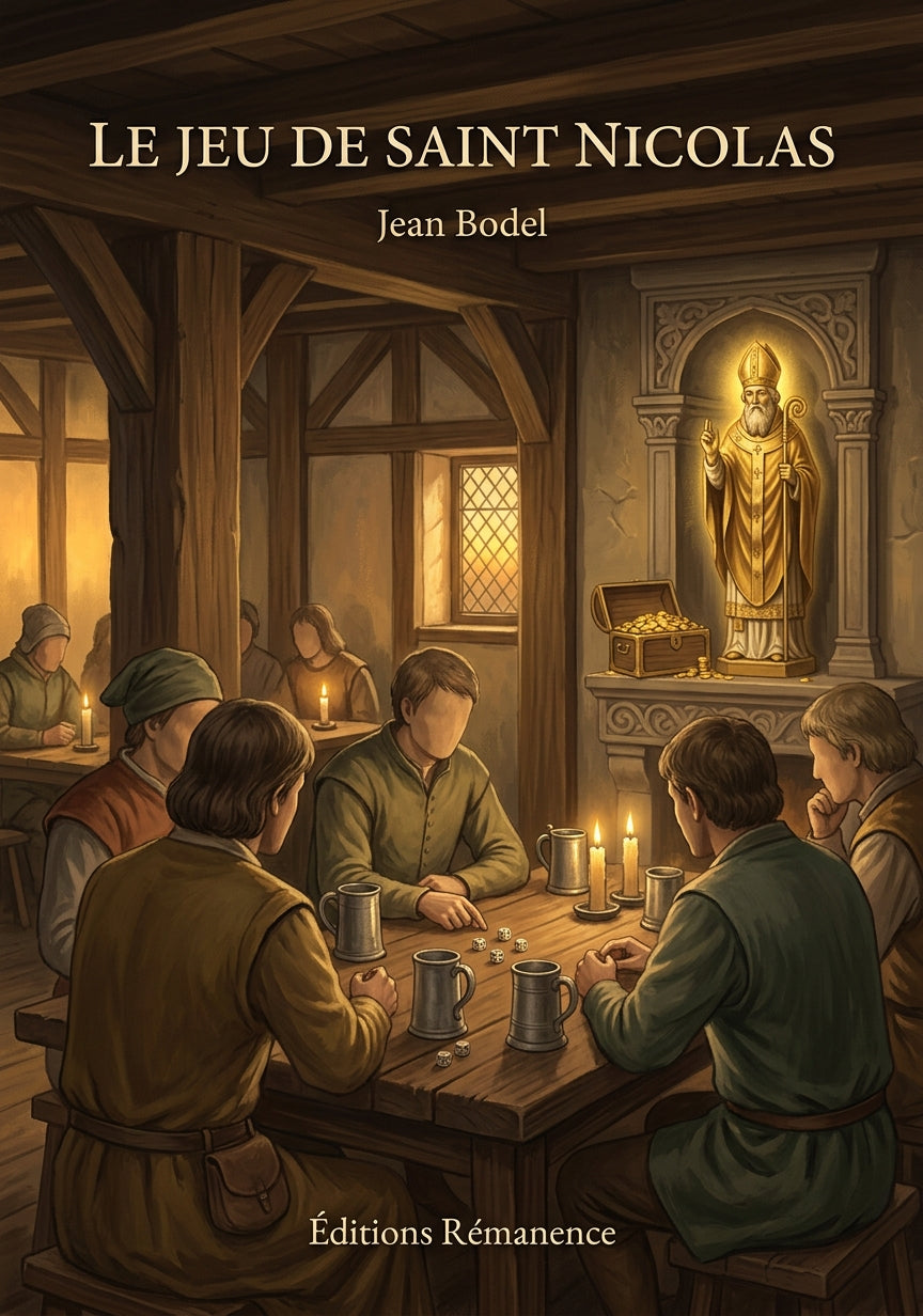 Livre Le Jeu de saint Nicolas par Jean Bodel - Couverture - Editions Remanence