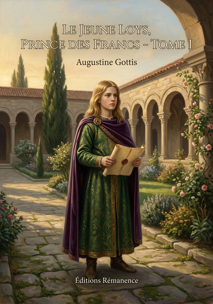 Livre Le Jeune Loys, prince des Francs - Tome III par Augustine Gottis - Couverture - Editions Remanence