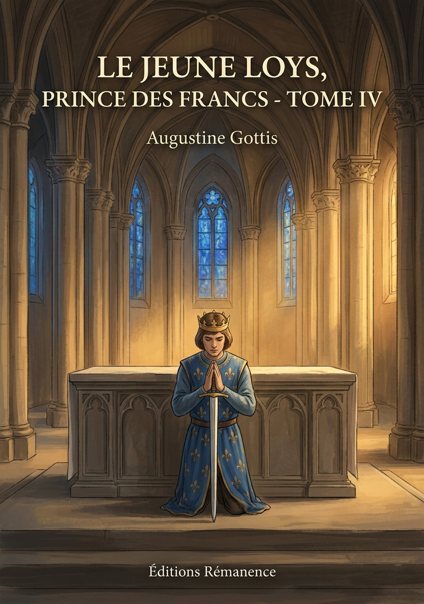 Livre Le Jeune Loys, prince des Francs - Tome IV par Augustine Gottis - Couverture - Editions Remanence