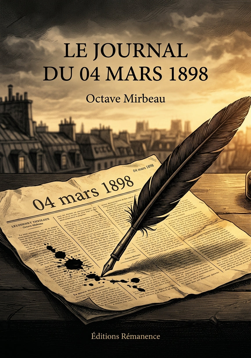 Livre Le Journal du 04 mars 1898 par Octave Mirbeau - Couverture - Editions Remanence