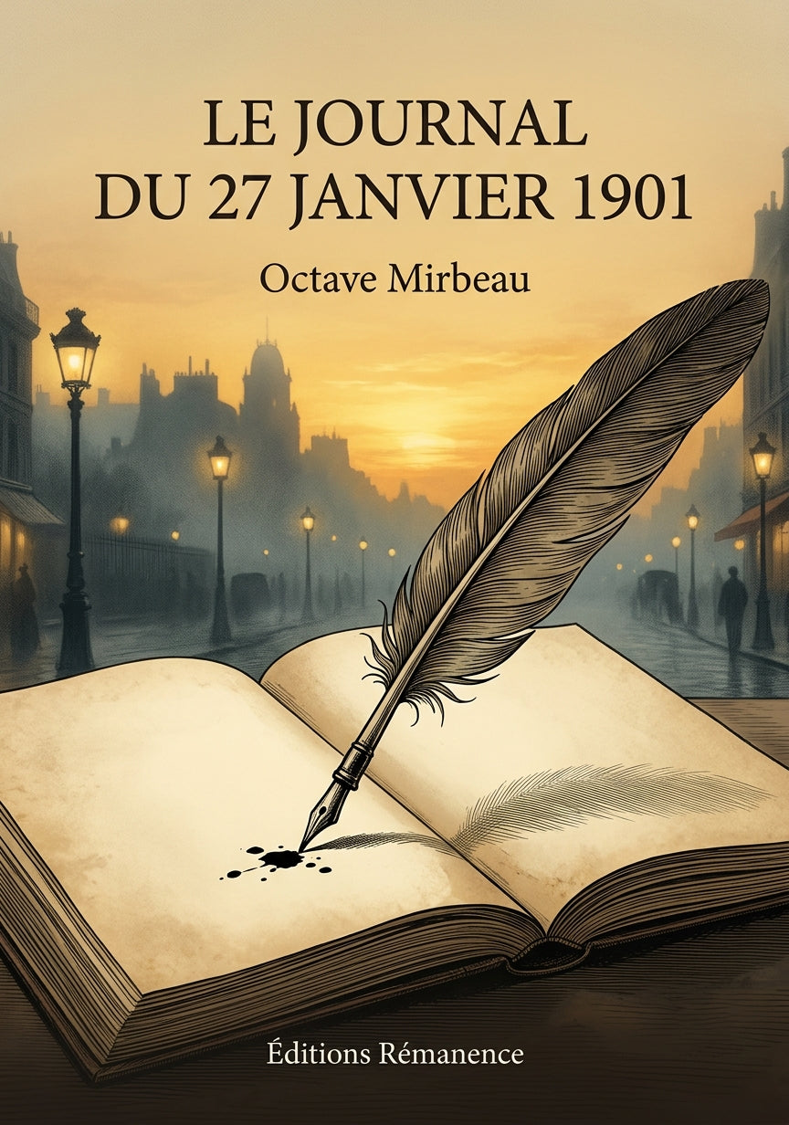 Livre Le Journal du 27 janvier 1901 par Octave Mirbeau - Couverture - Editions Remanence