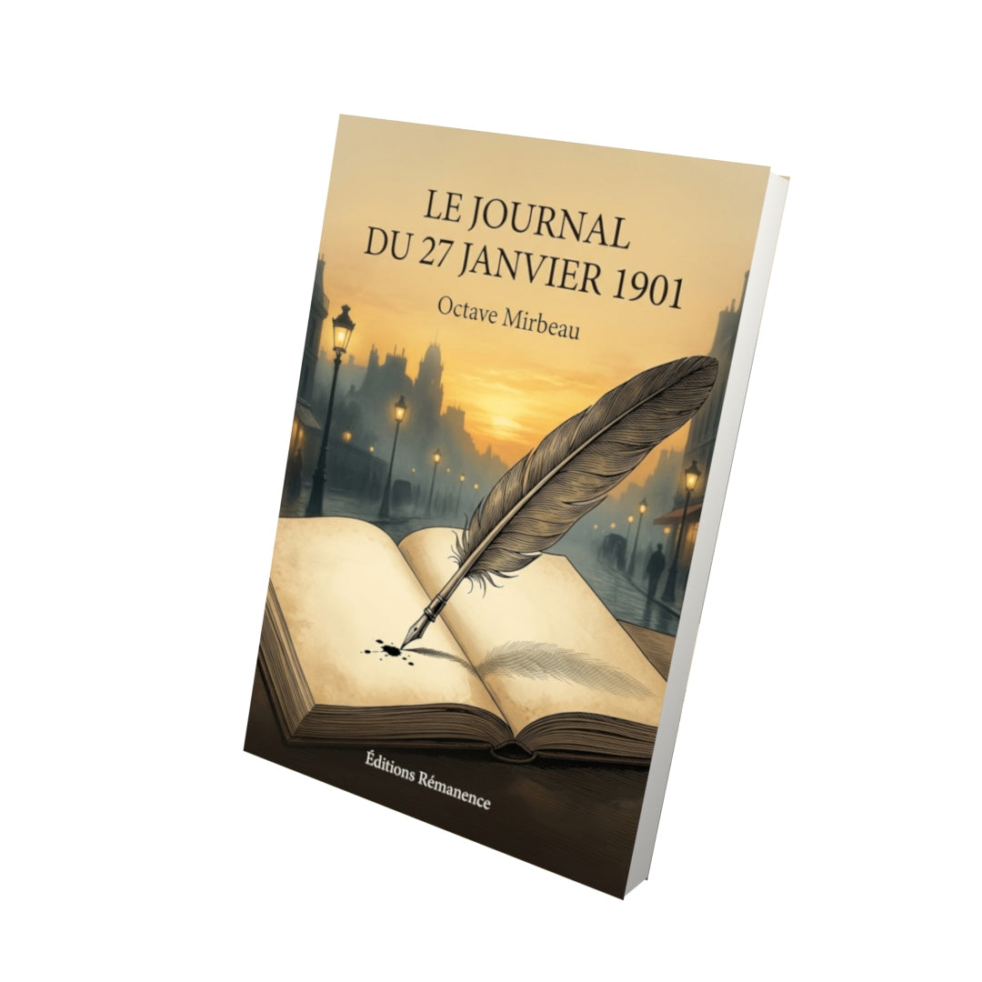 Livre Le Journal du 27 janvier 1901 par Octave Mirbeau - Vue 3D - Editions Remanence