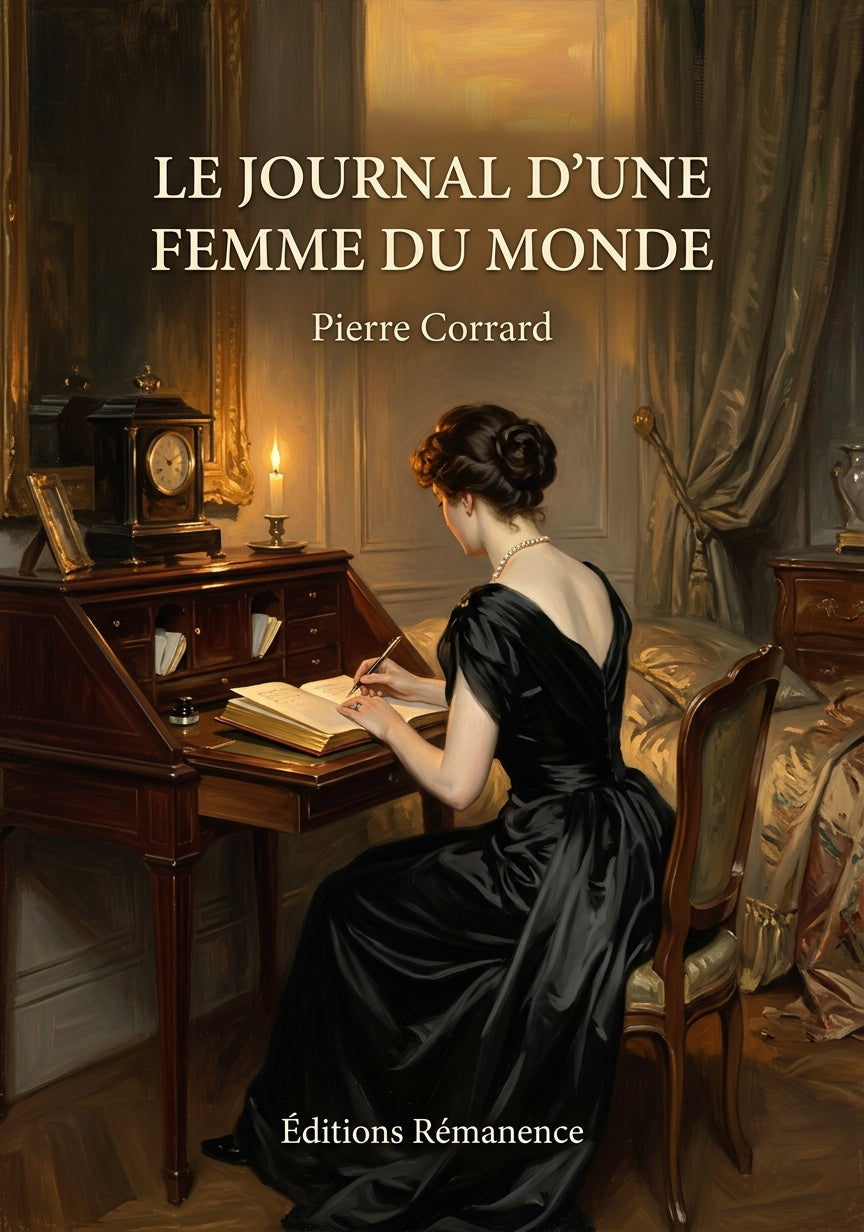 Livre Le Journal d’une femme du monde par Pierre Corrard - Couverture - Editions Remanence
