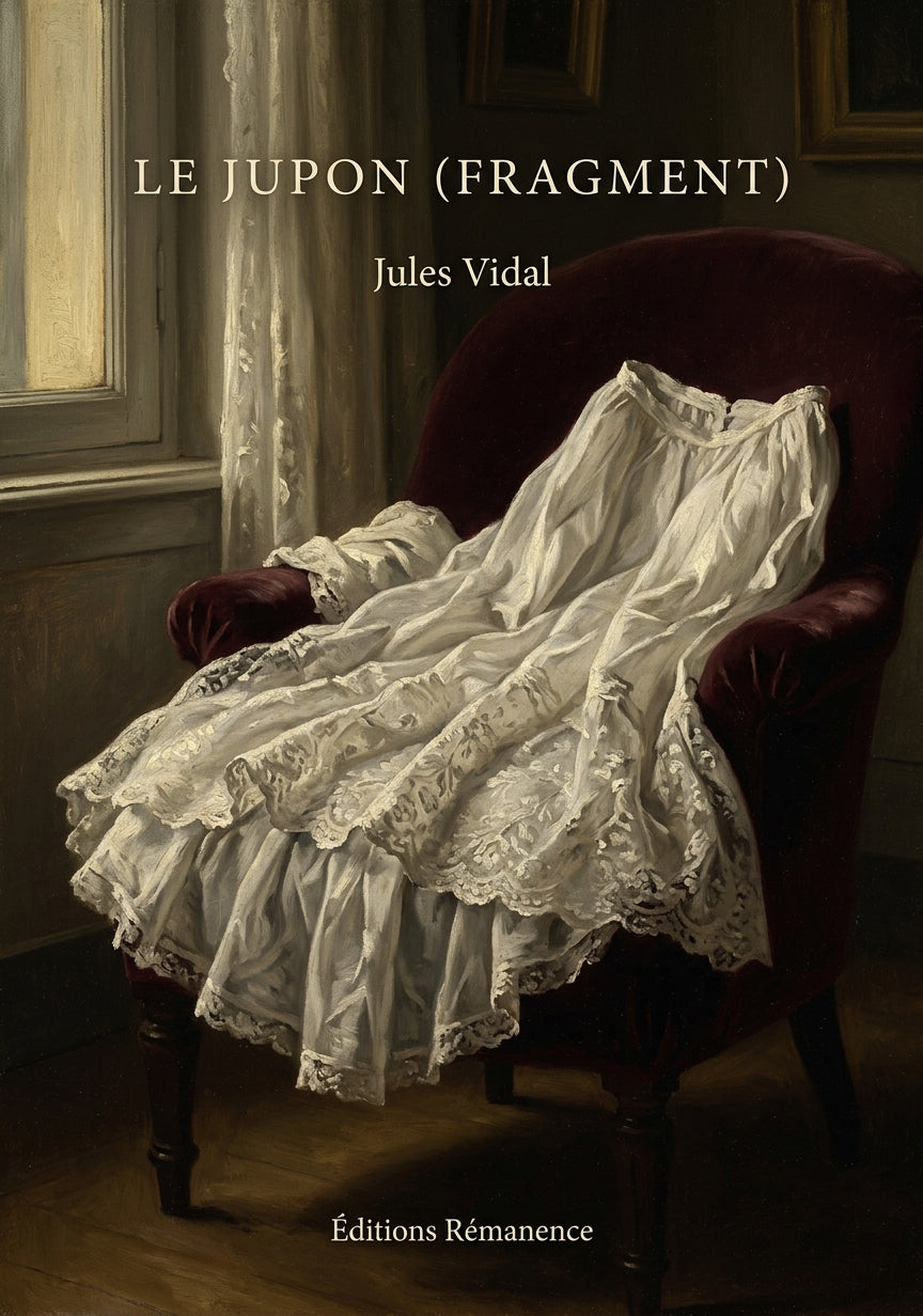 Livre Le Jupon (fragment) par Jules Vidal - Couverture - Editions Remanence