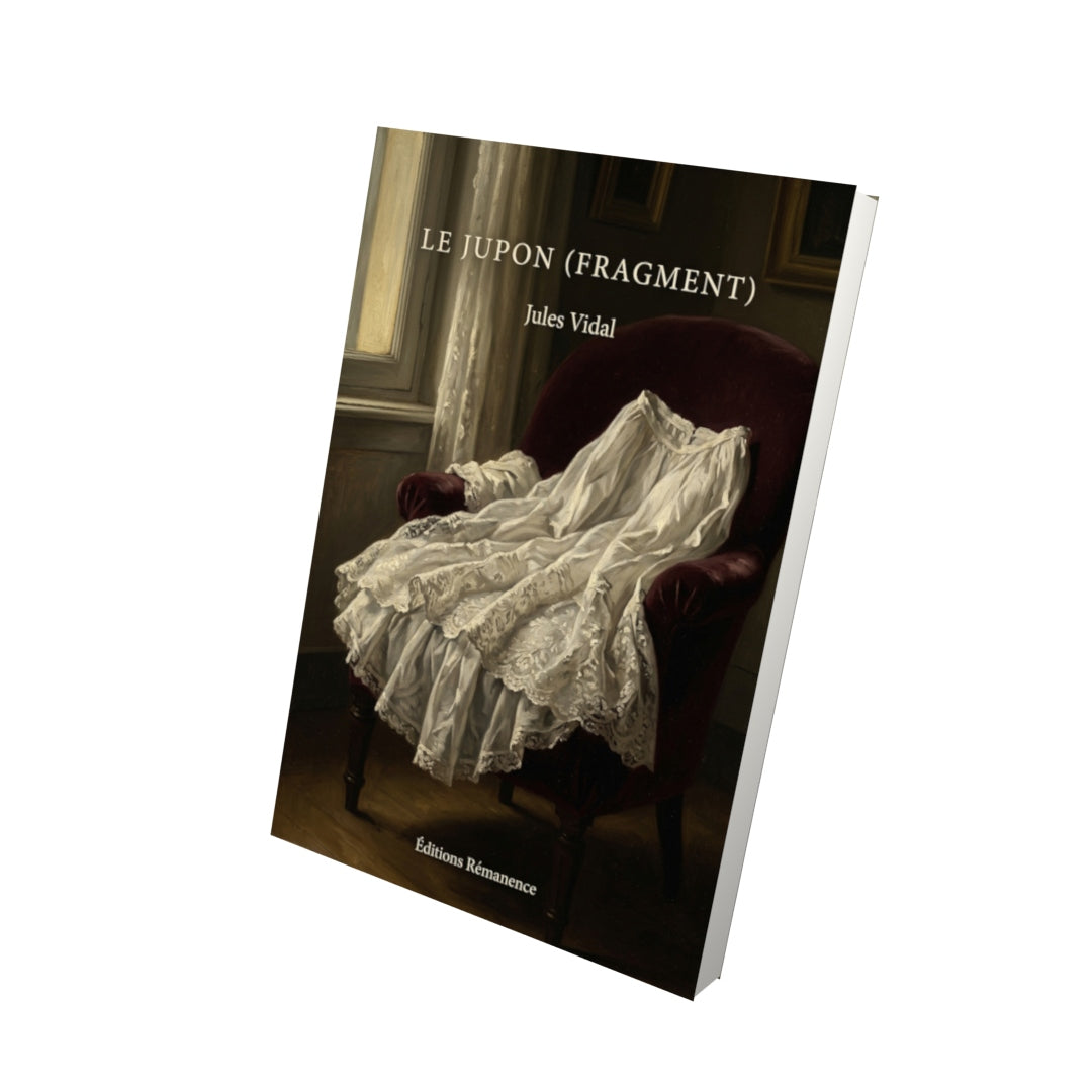 Livre Le Jupon (fragment) par Jules Vidal - Vue 3D - Editions Remanence
