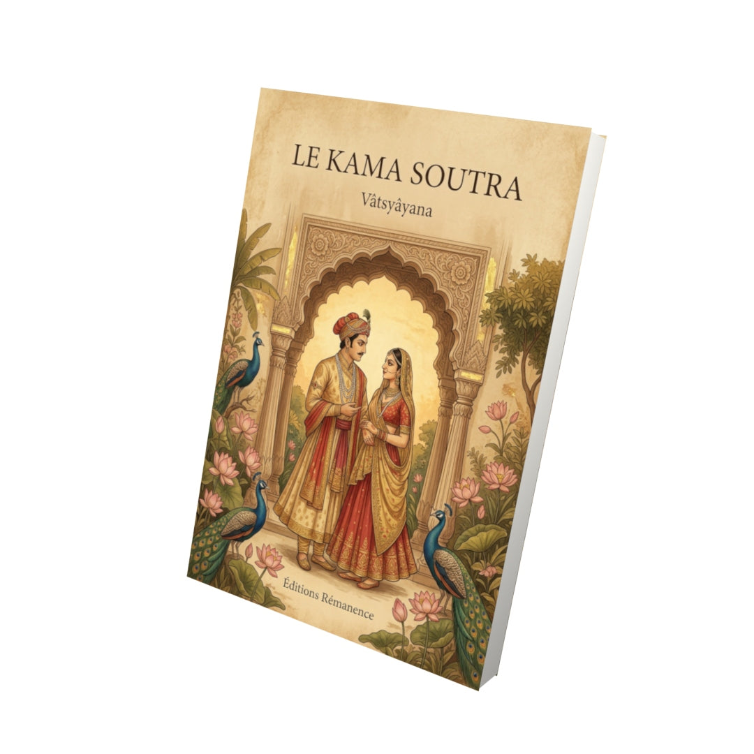 Livre Le Kama Soutra par Vâtsyâyana - Vue 3D - Editions Remanence
