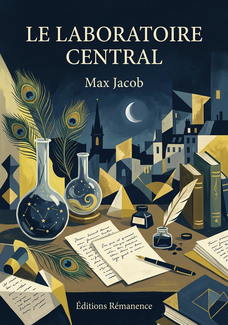 Livre Le Laboratoire central par Max Jacob - Couverture - Editions Remanence