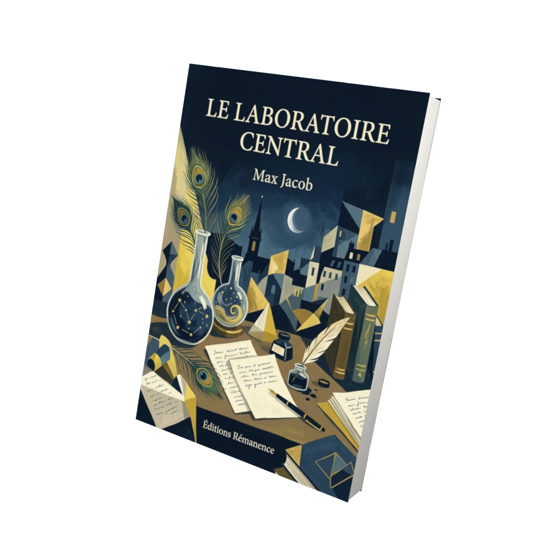 Livre Le Laboratoire central par Max Jacob - Vue 3D - Editions Remanence
