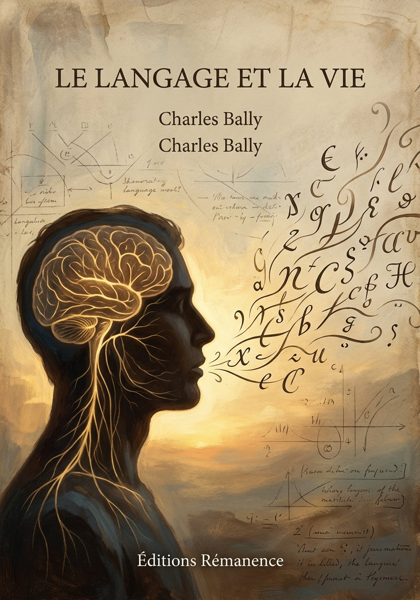 Livre Le Langage et la Vie par Charles Bally - Couverture - Editions Remanence