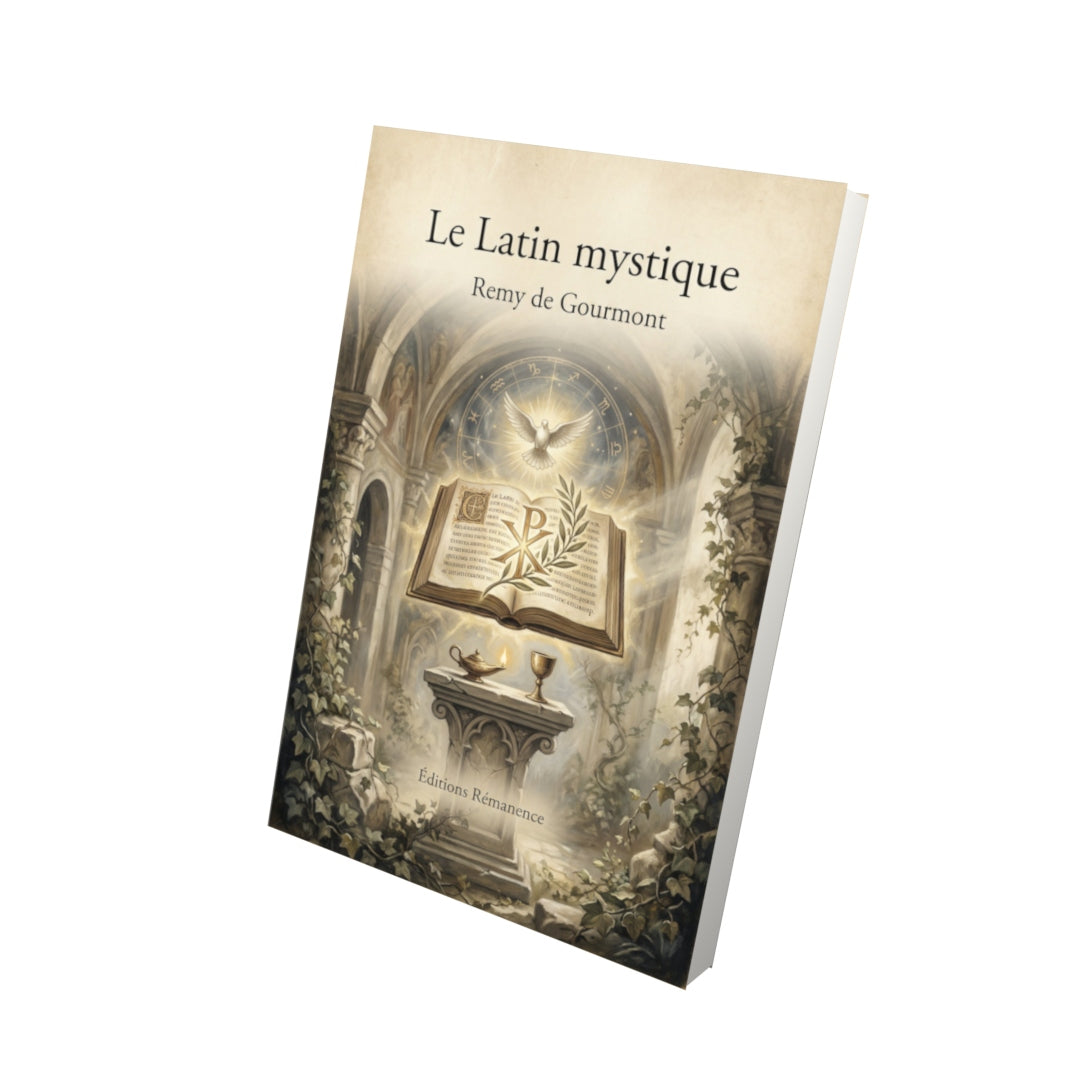 Livre Le Latin mystique – Remy de Gourmont - Vue 3D - Editions Remanence