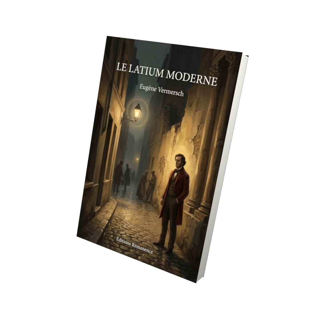 Livre Le Latium moderne par Eugène Vermersch - Vue 3D - Editions Remanence