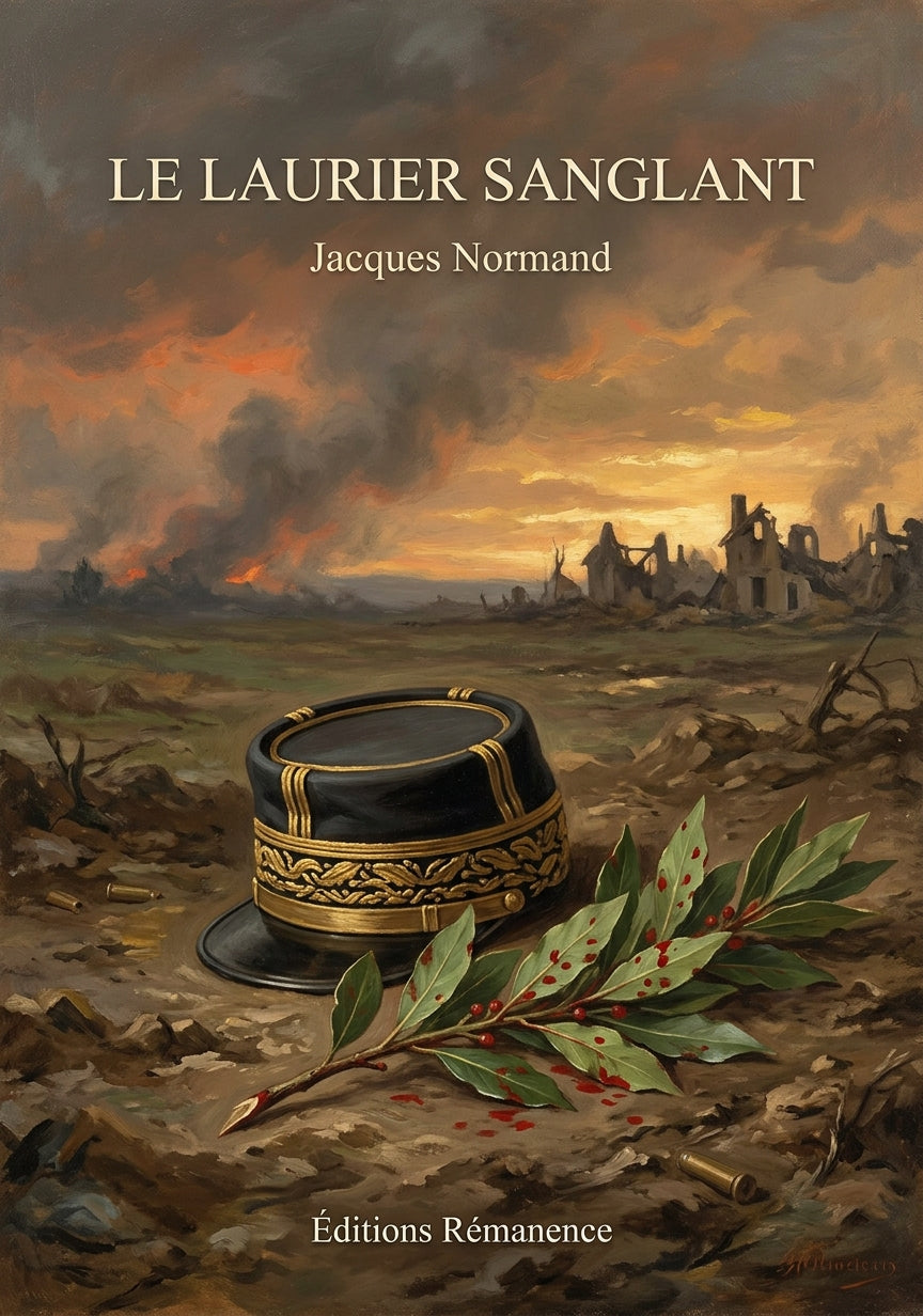 Livre Le Laurier Sanglant par Jacques Normand - Couverture - Editions Remanence