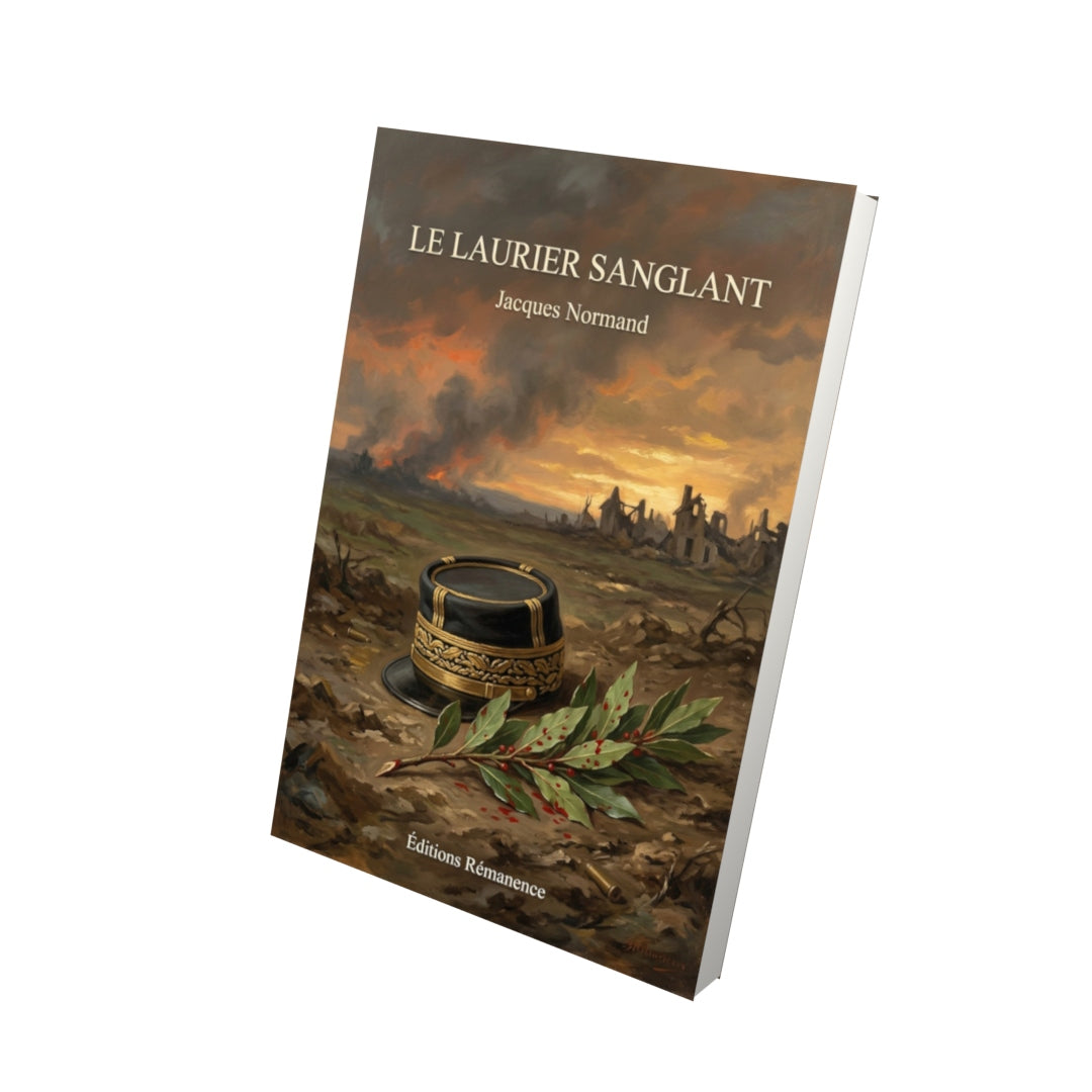 Livre Le Laurier Sanglant par Jacques Normand - Vue 3D - Editions Remanence