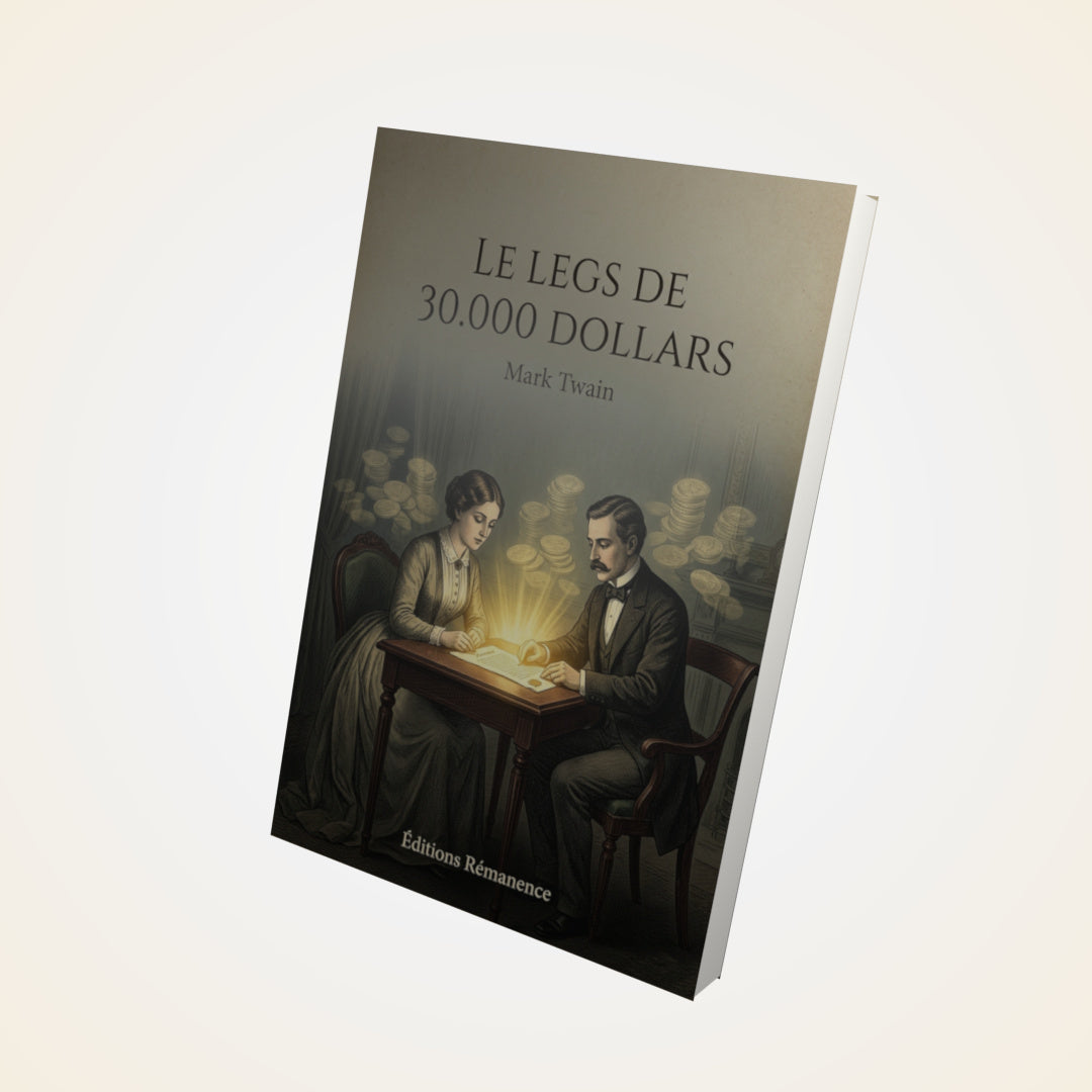 Livre Le Legs de 30.000 dollars - Mark Twain - Couverture 3D
