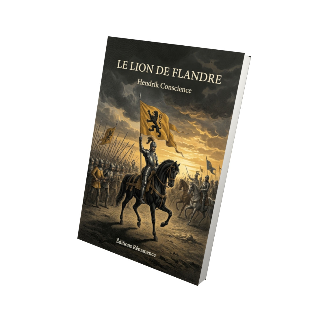Livre Le Lion de Flandre par Hendrik Conscience - Vue 3D - Editions Remanence