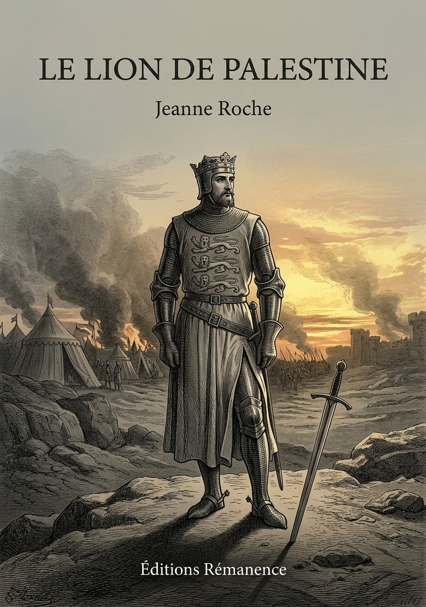 Livre Le Lion de Palestine par Jeanne Roche - Couverture - Editions Remanence
