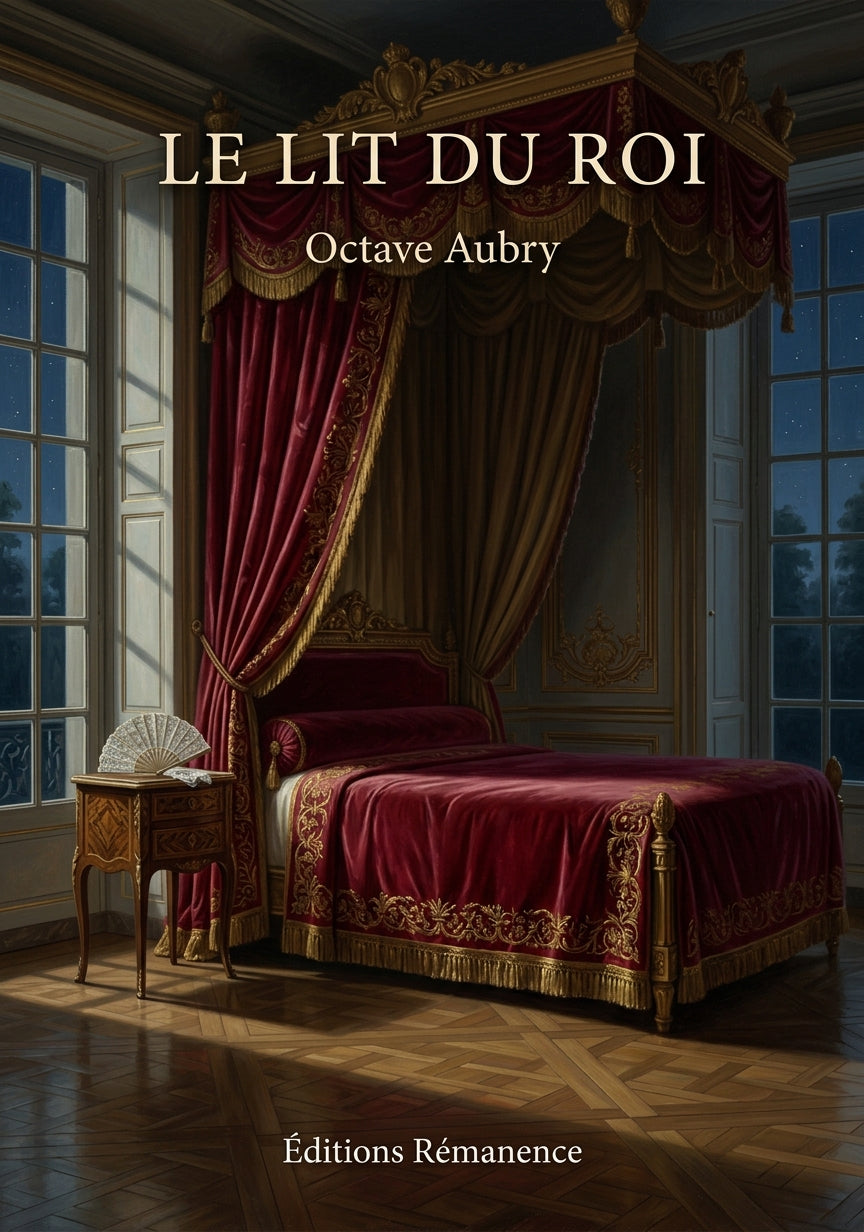 Livre Le lit du roi par Octave Aubry - Couverture - Editions Remanence
