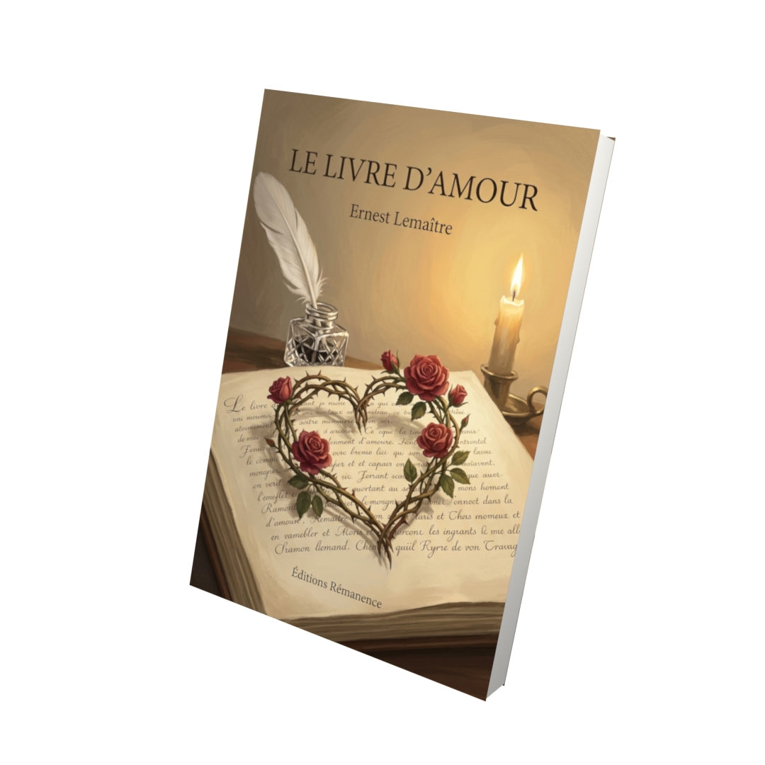 Livre Le Livre d’Amour par Ernest Lemaître - Vue 3D - Editions Remanence