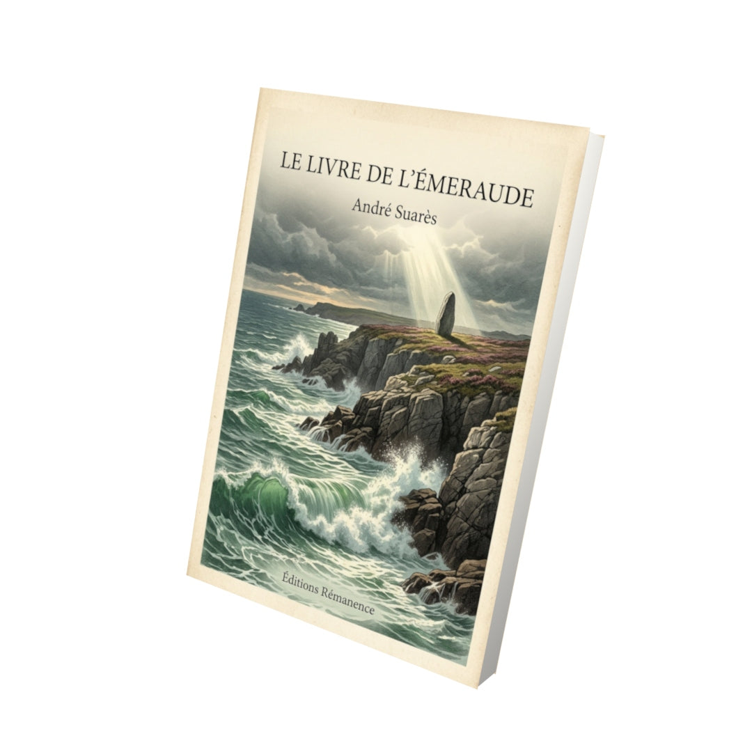 Livre Le livre de l'émeraude - André Suarès - Vue 3D - Editions Remanence