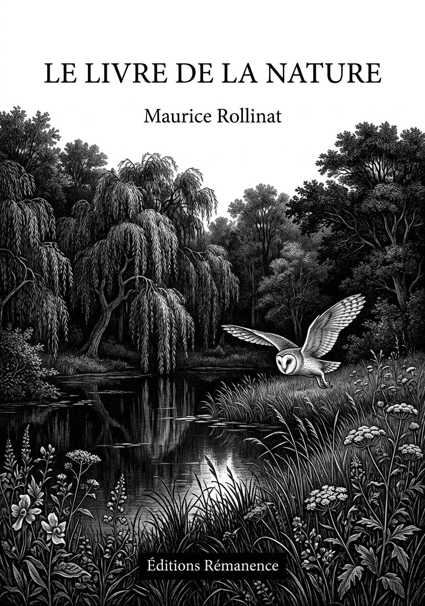 Livre Le Livre de la nature par Maurice Rollinat - Couverture - Editions Remanence