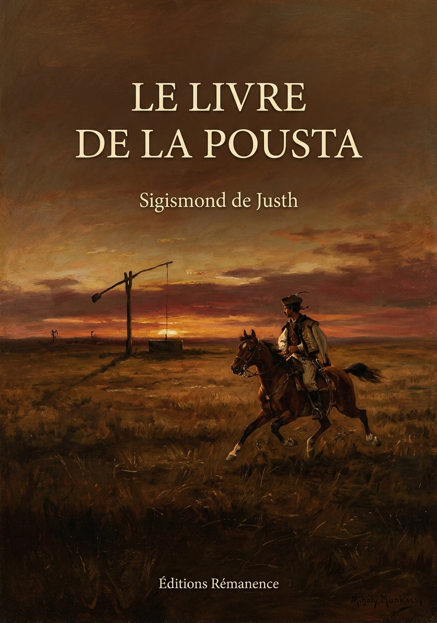 Livre Le Livre de la Pousta par Sigismond de Justh - Couverture - Editions Remanence