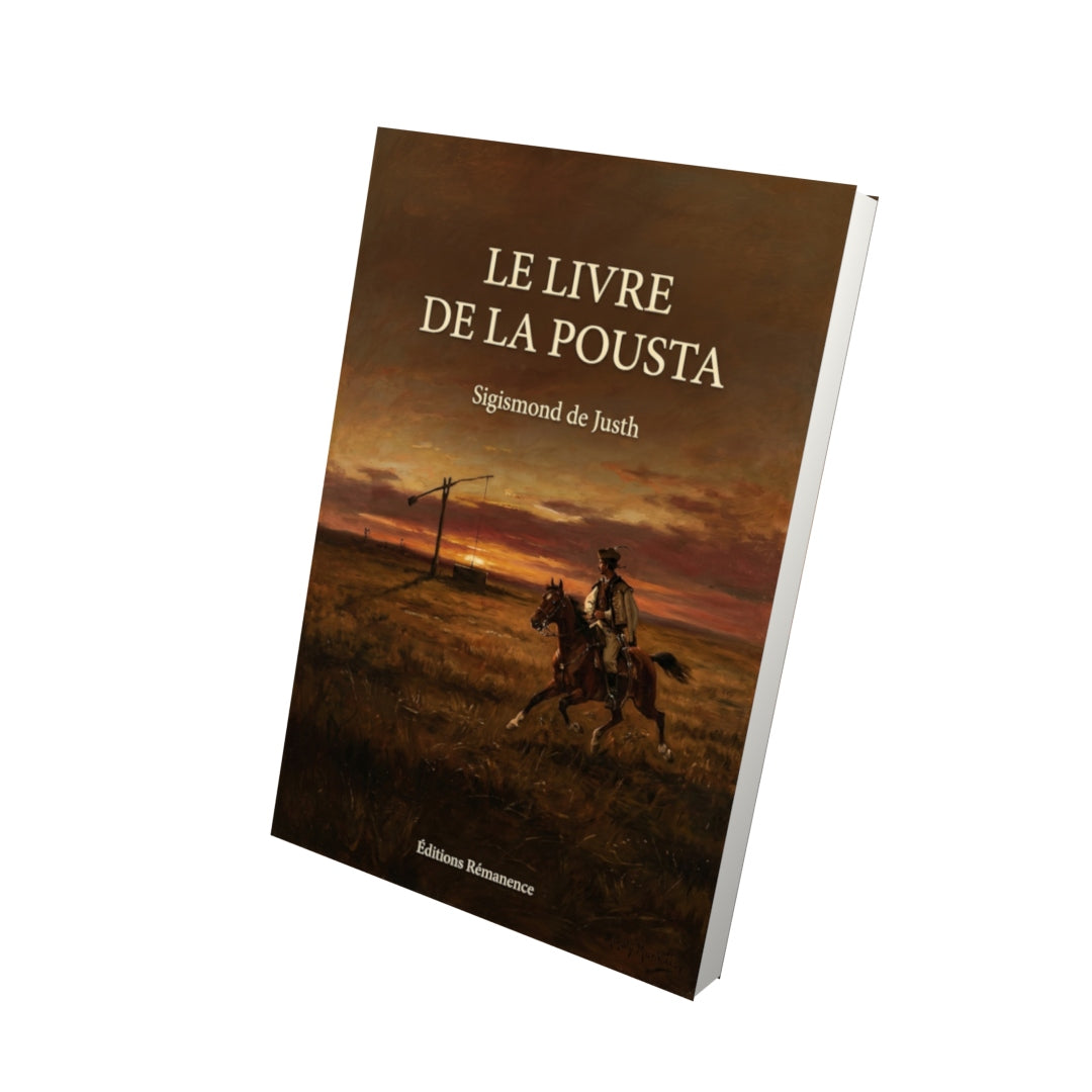 Livre Le Livre de la Pousta par Sigismond de Justh - Vue 3D - Editions Remanence