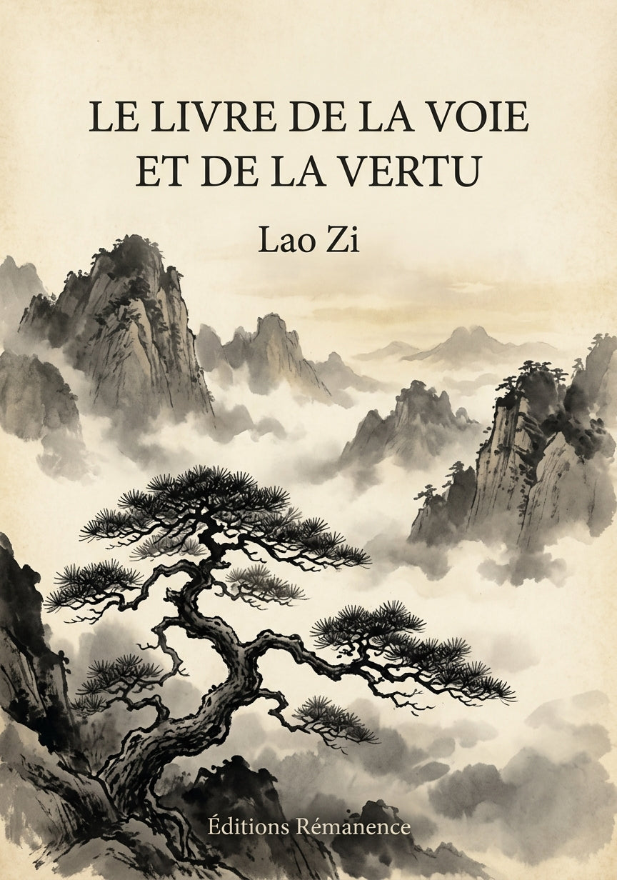 Livre Le Livre de la voie et de la vertu par Lao Zi - Couverture - Editions Remanence