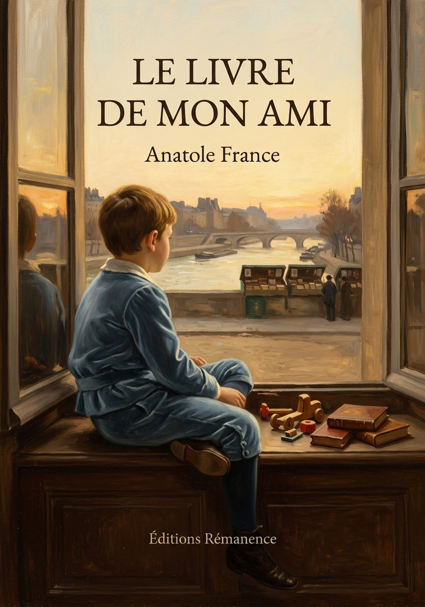 Livre Le Livre de mon ami par Anatole France - Couverture - Editions Remanence