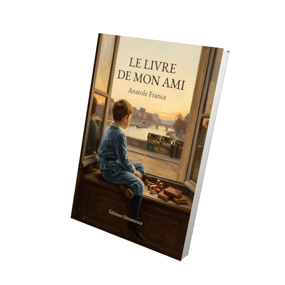 Livre Le Livre de mon ami par Anatole France - Vue 3D - Editions Remanence