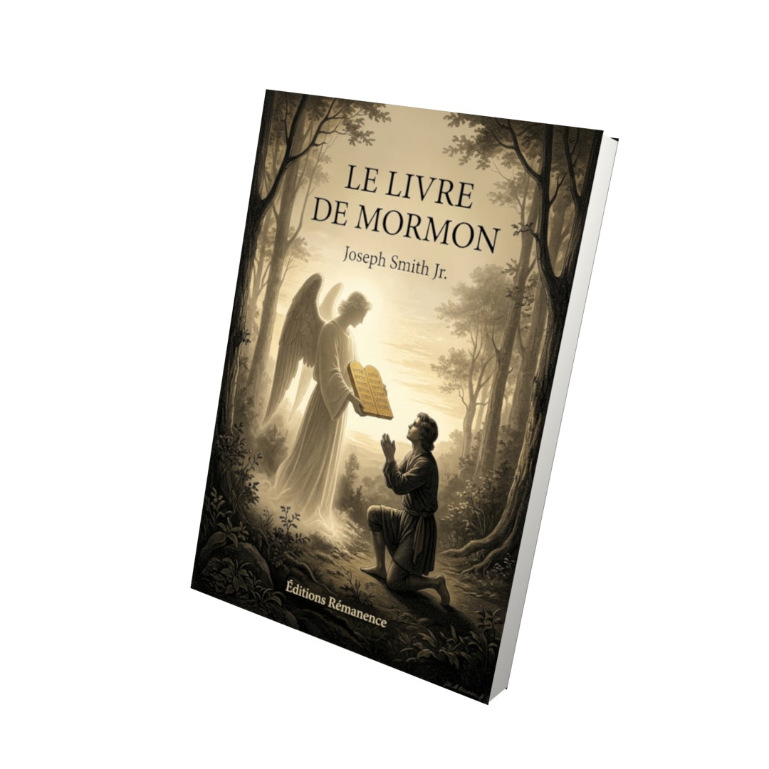 Livre Le livre de Mormon par Joseph Smith Jr. - Vue 3D - Editions Remanence
