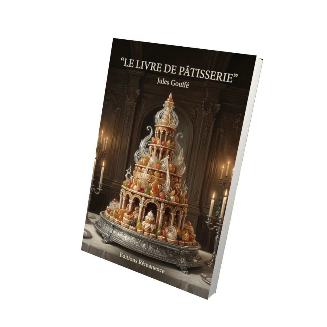 Livre Le Livre de Pâtisserie par Jules Gouffé - Vue 3D - Editions Remanence