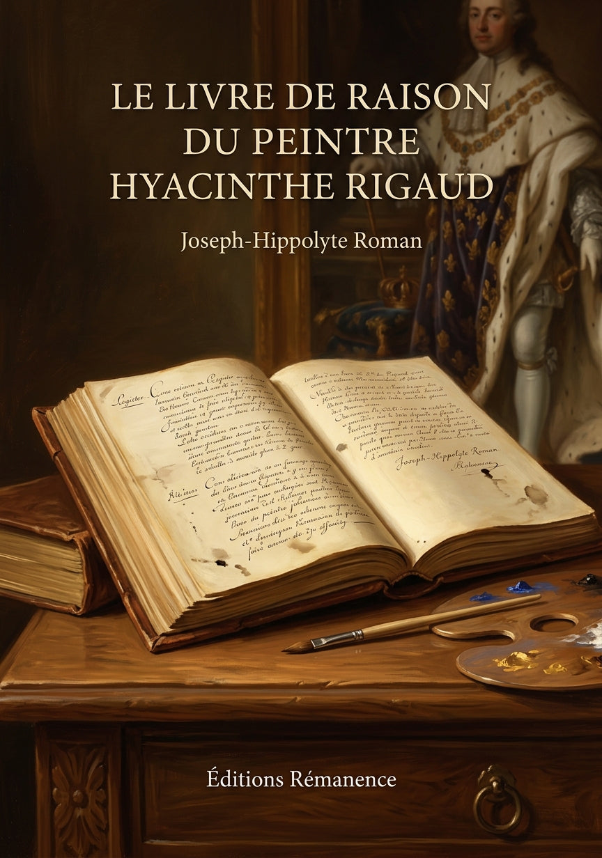 Livre Le Livre de Raison du peintre Hyacinthe Rigaud par Joseph-Hippolyte Roman - Couverture - Editions Remanence
