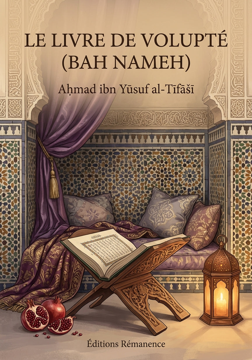 Livre Le Livre de volupté (Bah Nameh) par Aḥmad ibn Yūsuf al-Tīfāšī - Couverture - Editions Remanence