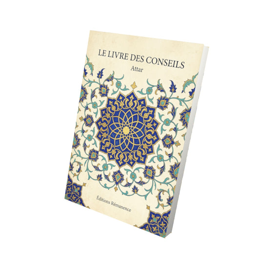 Livre Le Livre des conseils par Attar - Vue 3D - Editions Remanence