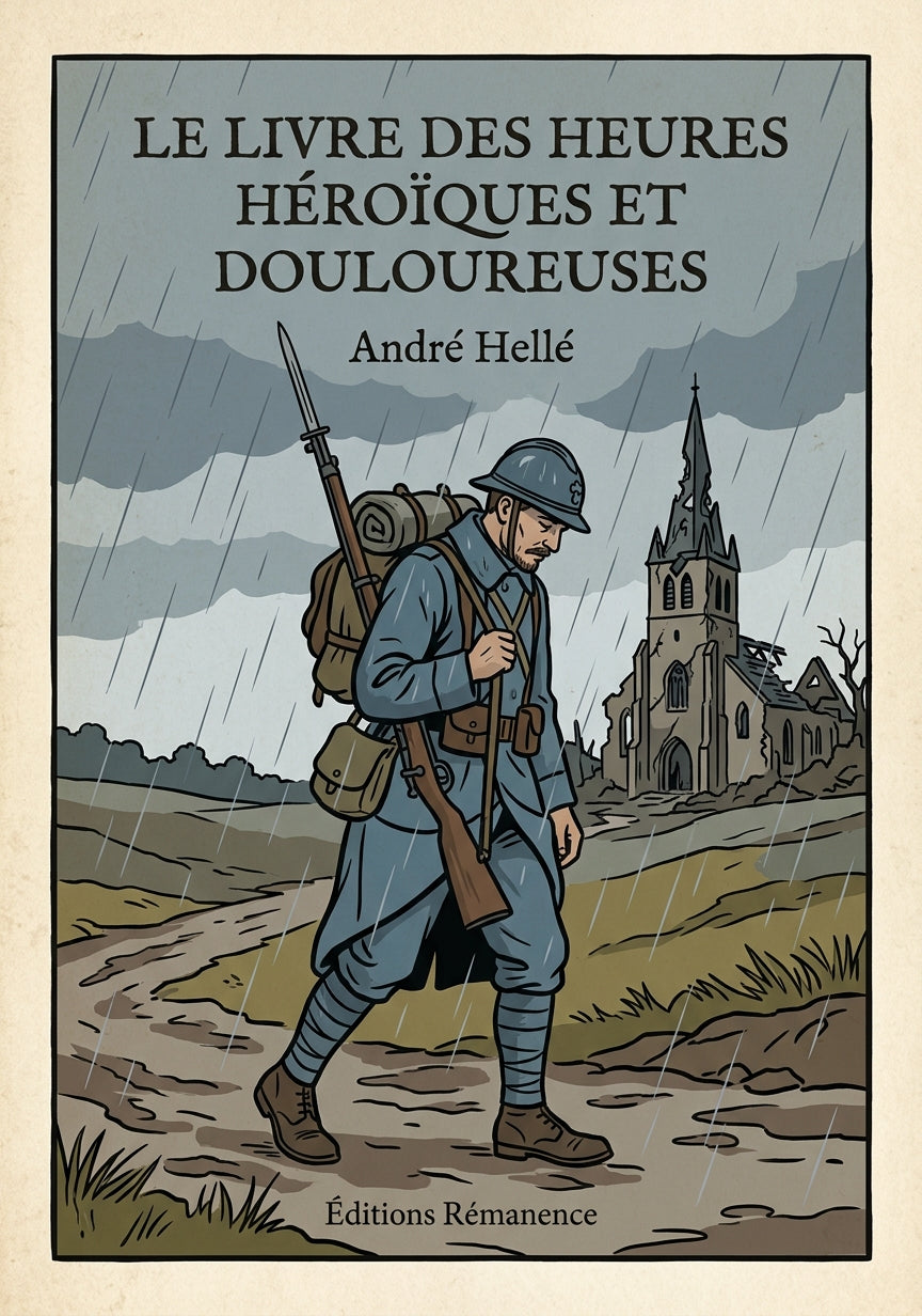 Le livre des heures héroïques et douloureuses - André Hellé (Couverture)