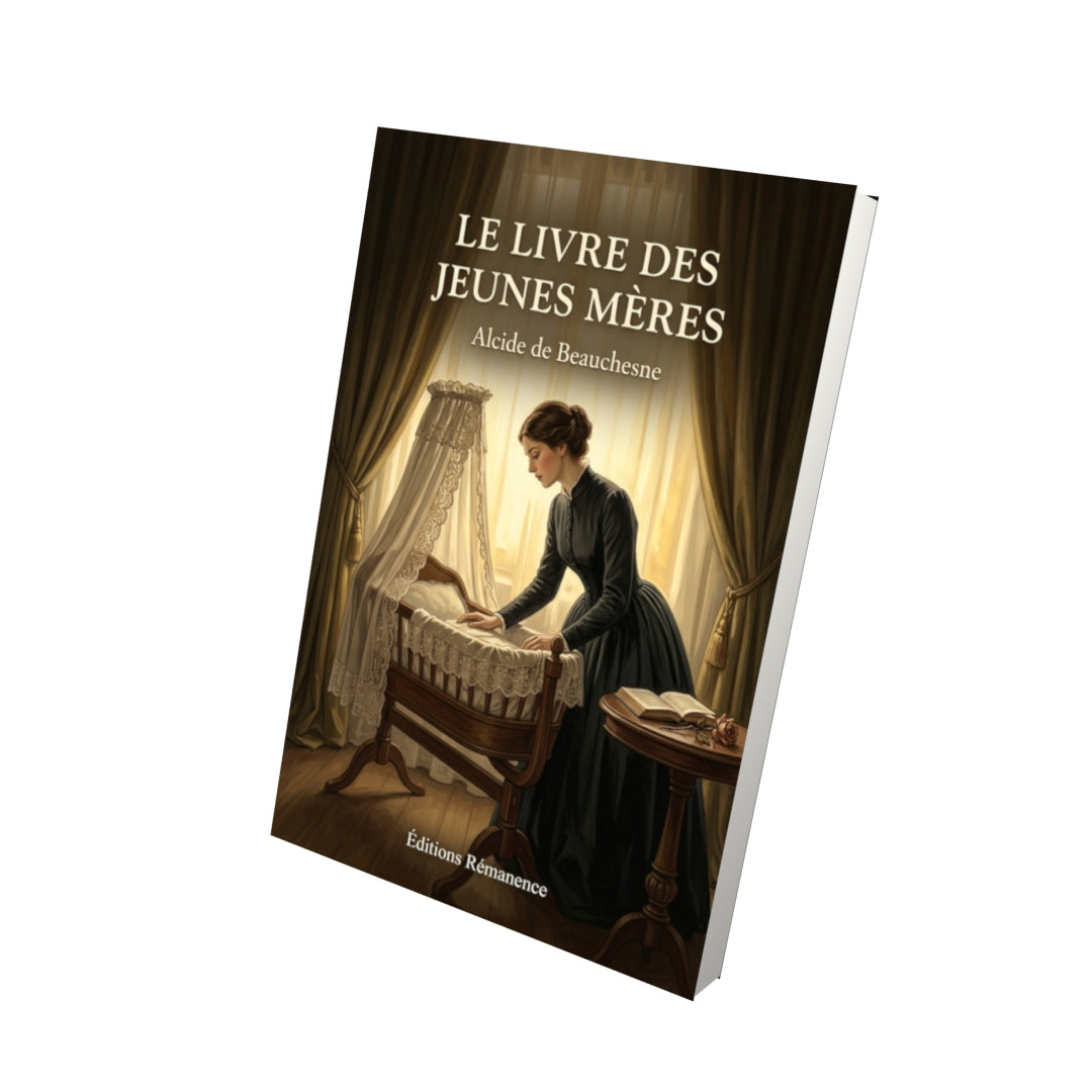 Livre Le Livre des jeunes mères par Alcide de Beauchesne - Vue 3D - Editions Remanence