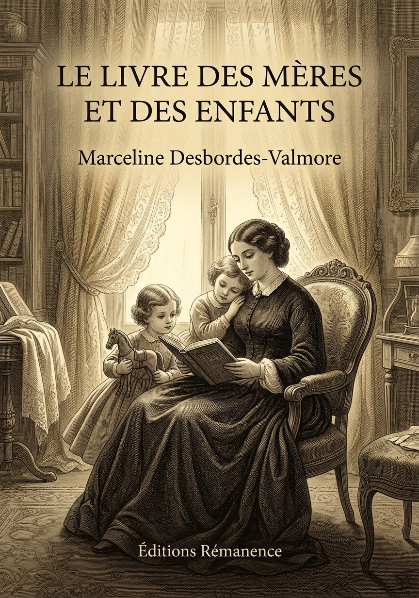 Livre Le Livre des mères et des enfants par Marceline Desbordes-Valmore - Couverture - Editions Remanence