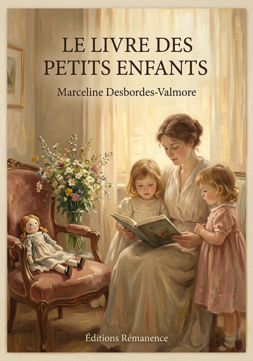 Livre Le Livre des petits enfants par Marceline Desbordes-Valmore - Couverture - Editions Remanence