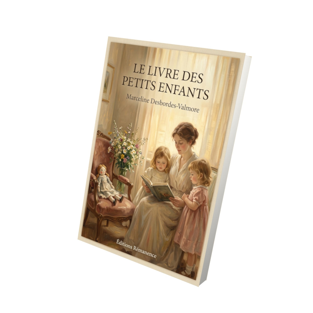Livre Le Livre des petits enfants par Marceline Desbordes-Valmore - Vue 3D - Editions Remanence
