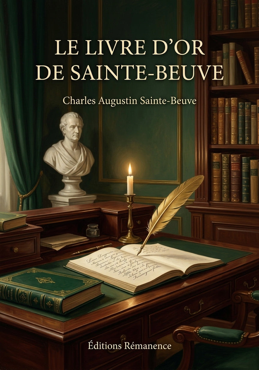Livre Le Livre d’or de Sainte-Beuve par Charles Augustin Sainte-Beuve - Couverture - Editions Remanence