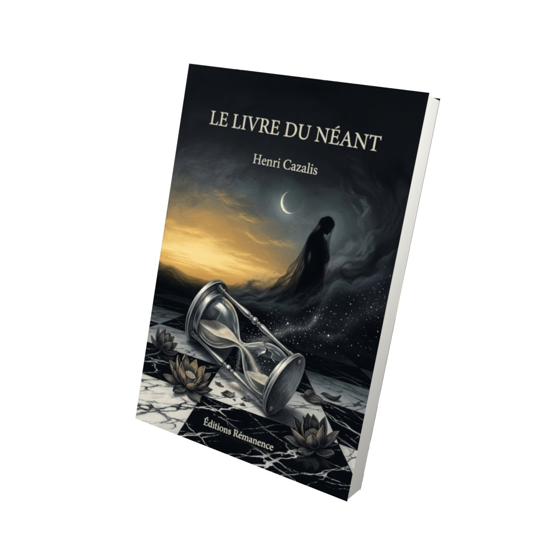 Livre Le Livre du néant par Henri Cazalis - Vue 3D - Editions Remanence