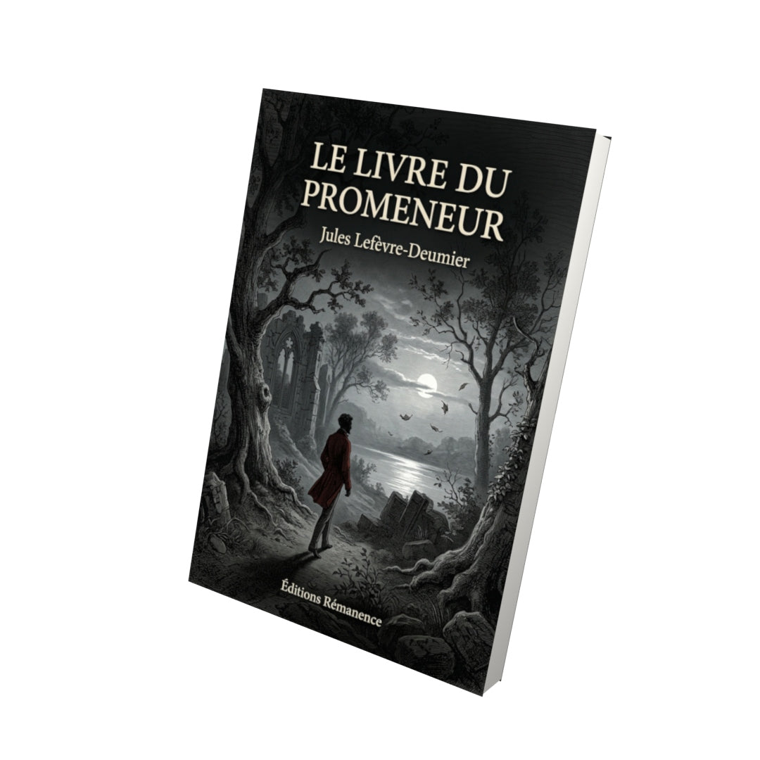 Livre Le Livre du Promeneur par Jules Lefèvre-Deumier - Vue 3D - Editions Remanence