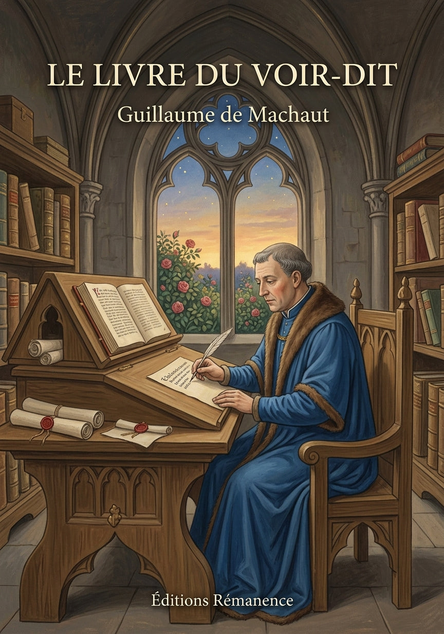 Livre Le Livre du Voir-Dit par Guillaume de Machaut - Couverture - Editions Remanence