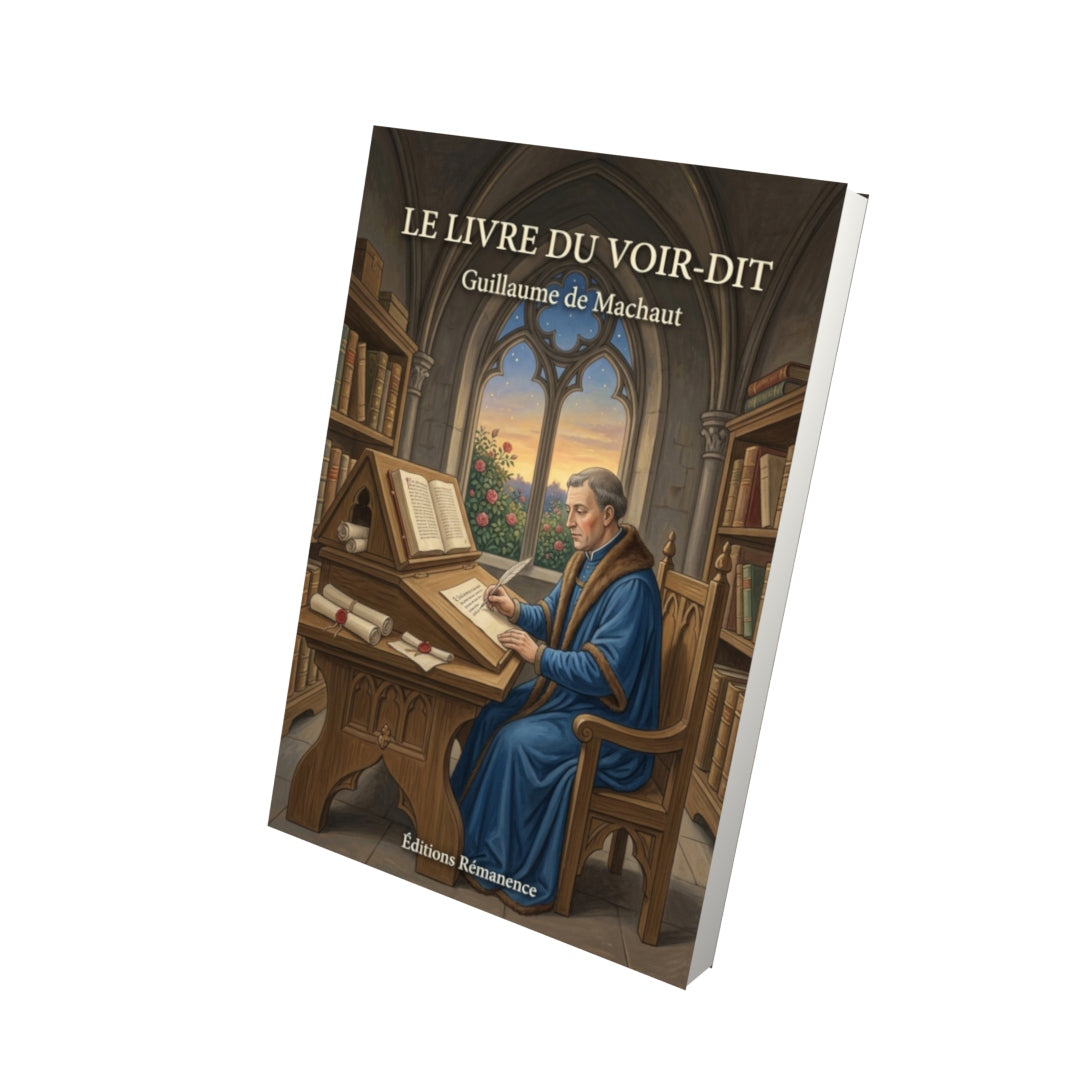 Livre Le Livre du Voir-Dit par Guillaume de Machaut - Vue 3D - Editions Remanence