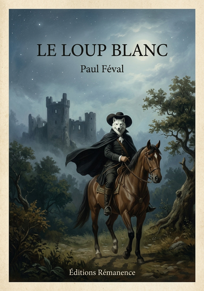 Le loup blanc - Paul Féval (Couverture)