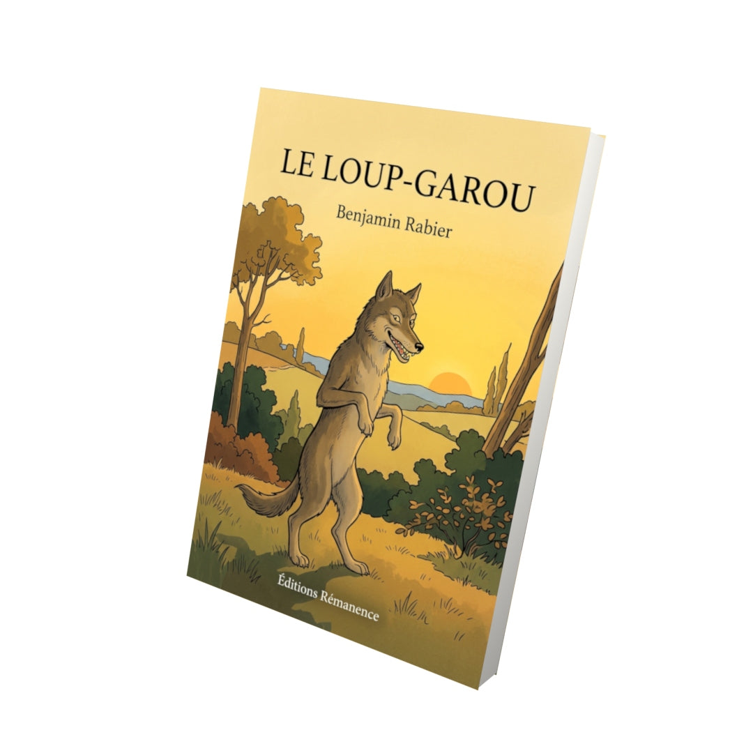 Livre Le Loup-Garou par Benjamin Rabier - Vue 3D - Editions Remanence