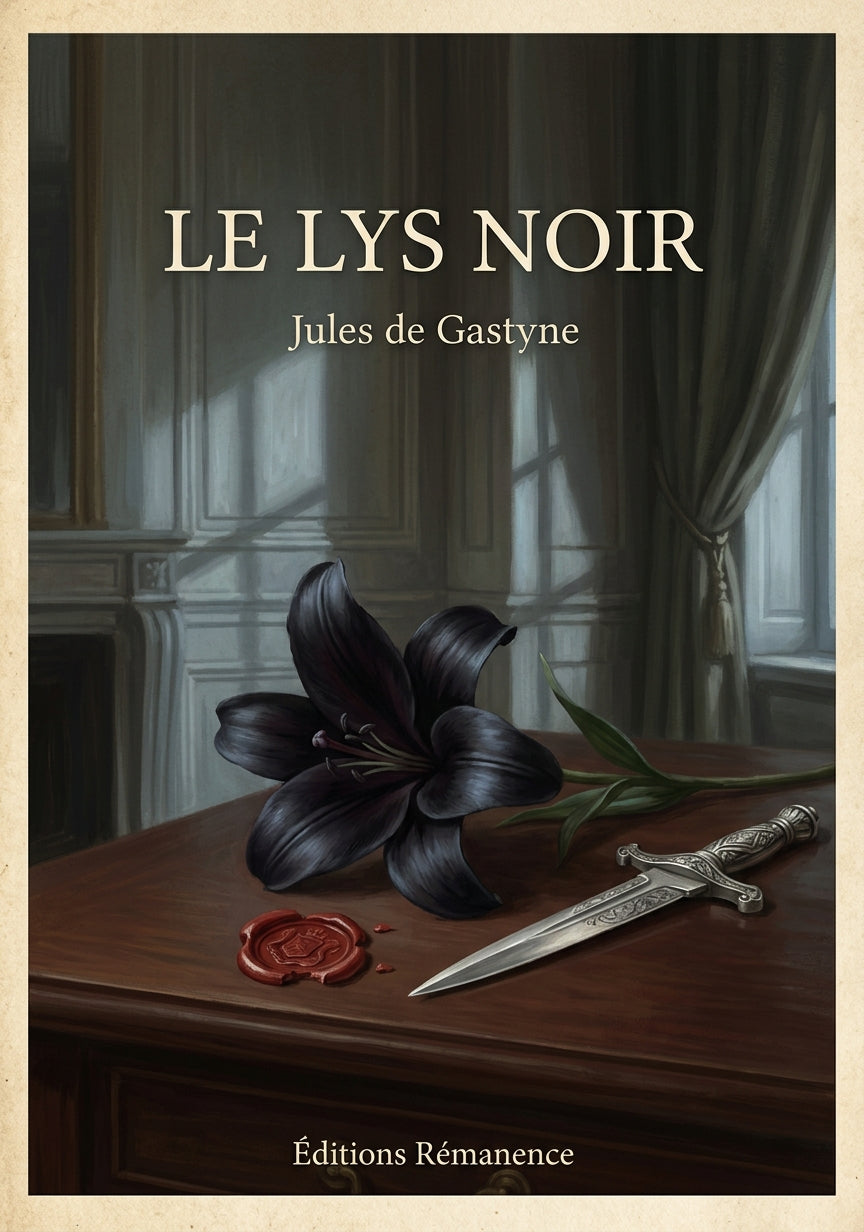 Le lys noir - Jules de Gastyne (Couverture)